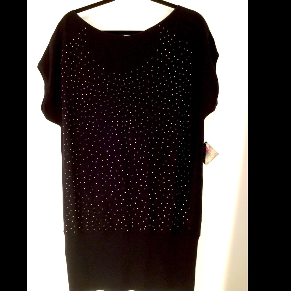 JW Woman Size 1X Short Sleeve Sweater Blouse